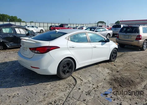2015 Hyundai Elantra Se z USA, uszkodzony, nr VIN 5NPDH4AE7FH620447